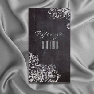 Boerderij krijtbord Frans land monogram Visitekaartje