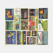 Boerderij Labels Gooi Deken (Voorkant (Horizontaal))