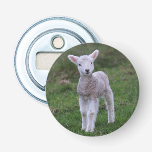 Boerderij lammeren Baby Button Flesopener