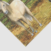 Boerderij Land Horse Cowboy Gnome Tissuepapier (Detail)