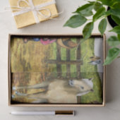 Boerderij Land Horse Cowboy Gnome Tissuepapier (Geschenk)