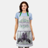 Boerderij, Land Iris Bloem & Eucalyptis Schort (Gedragen)