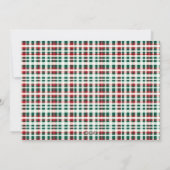 Boerderij Land Kerst Drie Foto Feestdagenkaart (Achterkant)