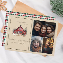 Boerderij Land Kerst Drie Foto