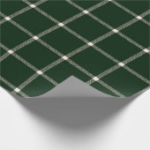 Boerderij land met de hand getekend plaid donker d cadeaupapier (Hoek)