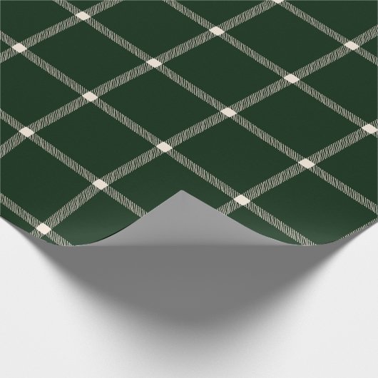 Boerderij land met de hand getekend plaid donker d cadeaupapier (Hoek)