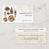 Boerderij | Landbouw in de sector groenten en frui Visitekaartje (Voorkant / Achterkant)