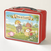 Boerderij & Landelijk Lunchbox – Cute Boerderijdie