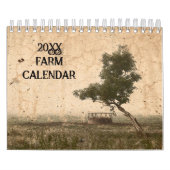 Boerderij Landelijk Rustiek  Kunstkalender 2024 Kalender (Hoes)