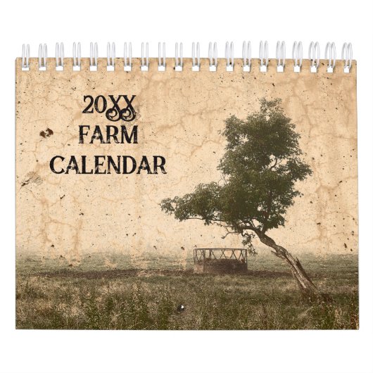 Boerderij Landelijk Rustiek  Kunstkalender 2024 Kalender (Hoes)