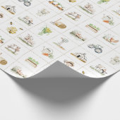 Boerderij landelijk wonen cadeaupapier (Hoek)