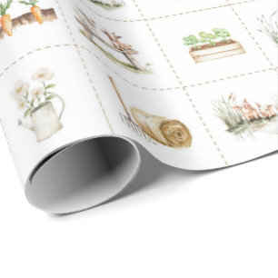 Boerderij landelijk wonen cadeaupapier