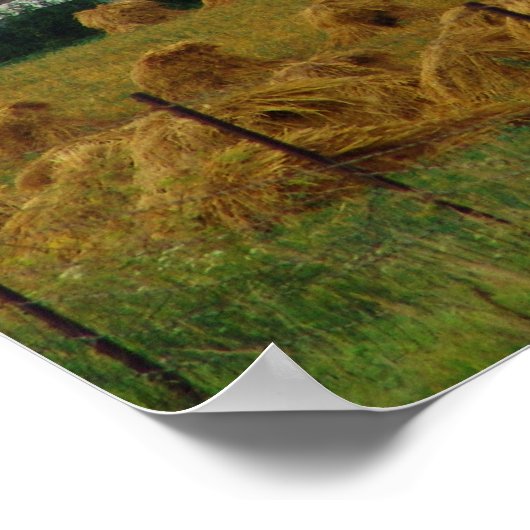 Boerderij Landschap Fotografisch Poster (Hoek)