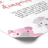 Boerderij \ Late nacht luiers spel Poster (Hoek)