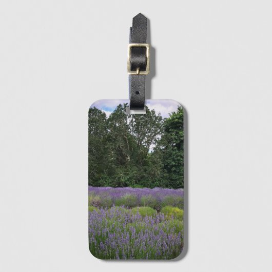 Boerderij lavender bagagelabel (Voorkant (verticaal))