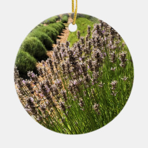 Boerderij lavender keramisch ornament
