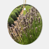 Boerderij lavender keramisch ornament (Links)