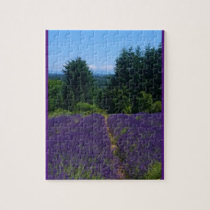Boerderij lavender legpuzzel