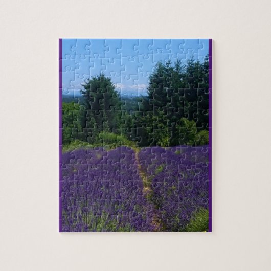 Boerderij lavender legpuzzel (Verticaal)