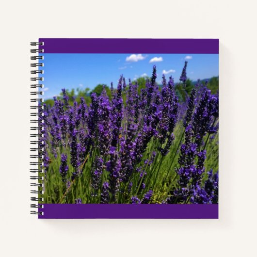 Boerderij lavender notitieboek (Voorkant)