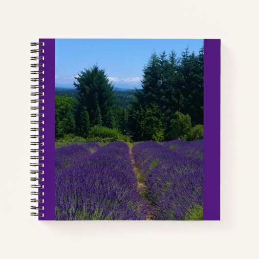 Boerderij lavender notitieboek (Voorkant)