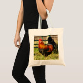 Boerderij Leven Hanen Boodschappentas Tote Bag (Voorkant (product))