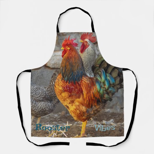 Boerderij Leven Hanen Vibes Schort (Voorkant)