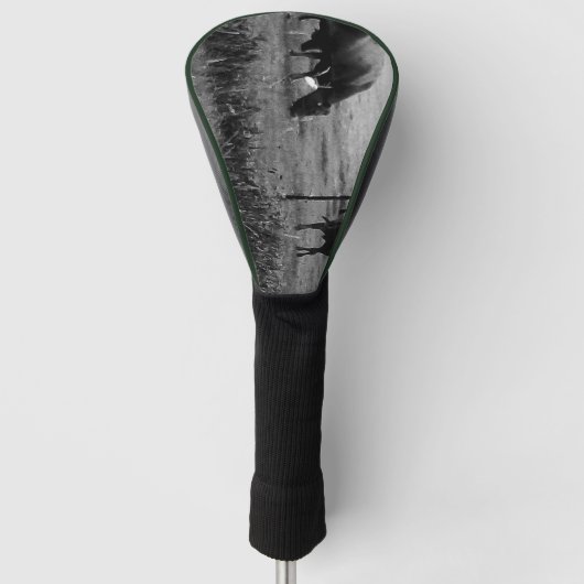 Boerderij leven, koe familie (geen tekst)- golfheadcover (Voorkant)