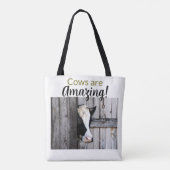 Boerderij leven Koeien zijn geweldig Tote Bag (Achterkant)