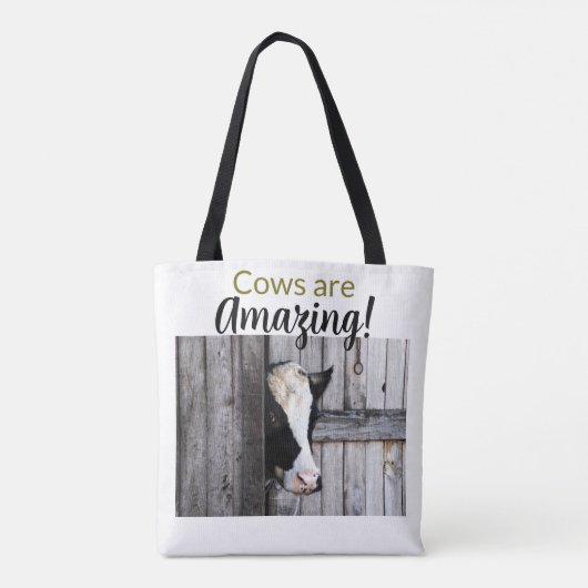 Boerderij leven Koeien zijn geweldig Tote Bag (Achterkant)