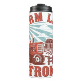 Boerderij leven sterk thermosbeker (Voorkant)