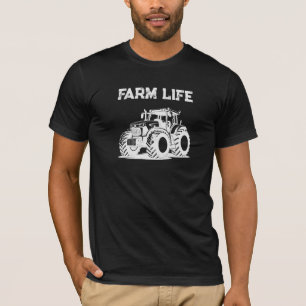 Boerderij Leven Tractor T-shirt Landelijk Boerderi