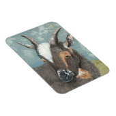 Boerderij Levensgrijze geit Magneet (Rechterzijde)