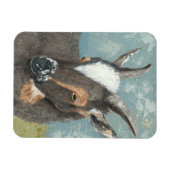 Boerderij Levensgrijze geit Magneet (Horizontaal)