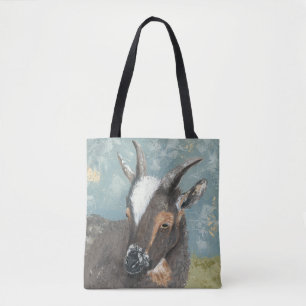 Boerderij Levensgrijze geit Tote Bag