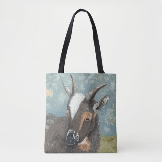 Boerderij Levensgrijze geit Tote Bag (Voorkant)