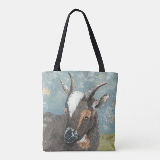 Boerderij Levensgrijze geit Tote Bag (Achterkant)