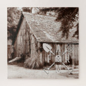 Boerderij Life Antiek Barn Legpuzzel (Verticaal)