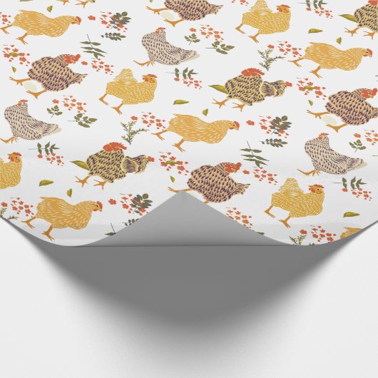Boerderij Life Chicken Lover Cadeaupapier (Hoek)