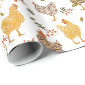Boerderij Life Chicken Lover Cadeaupapier (Rol Hoek)