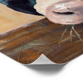 Boerderij Life - Gunther de Koe Poster (Hoek)