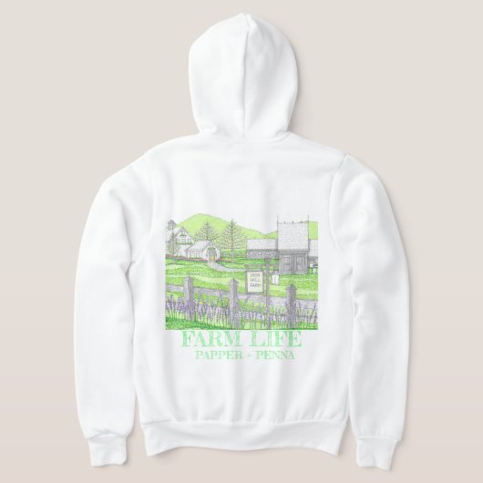 Boerderij Life Hoodie (Laag Achter)