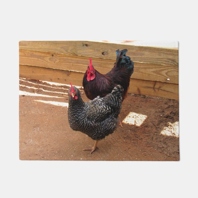 Boerderij Life - Kippendeurmat Deurmat (Voorkant)