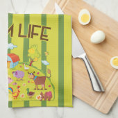 Boerderij Life Kitchen Towel Theedoek (Quarter Fold)
