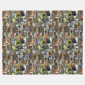 Boerderij Life Photo Collage Fleece Deken (Voorkant (Horizontaal))
