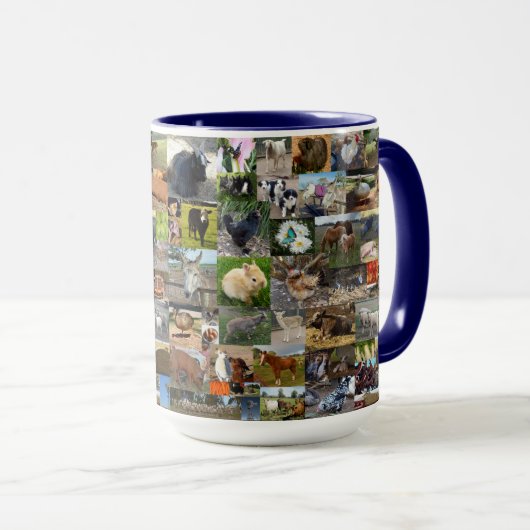 Boerderij Life Photo Collage Mok (Voorkant rechts)