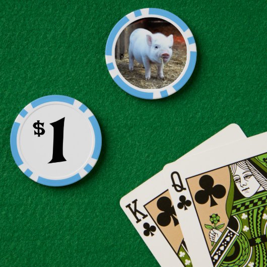 Boerderij Life Pig Poker Chips (Pokertafel (Dubbel))