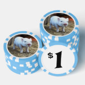 Boerderij Life Pig Poker Chips (Opstapeling)
