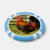 Boerderij Life Rooster $1 Poker Chip (Enkel)