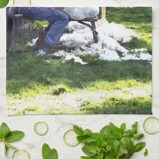 BOERDERIJ LIFE THEEDOEK (Gevouwen)